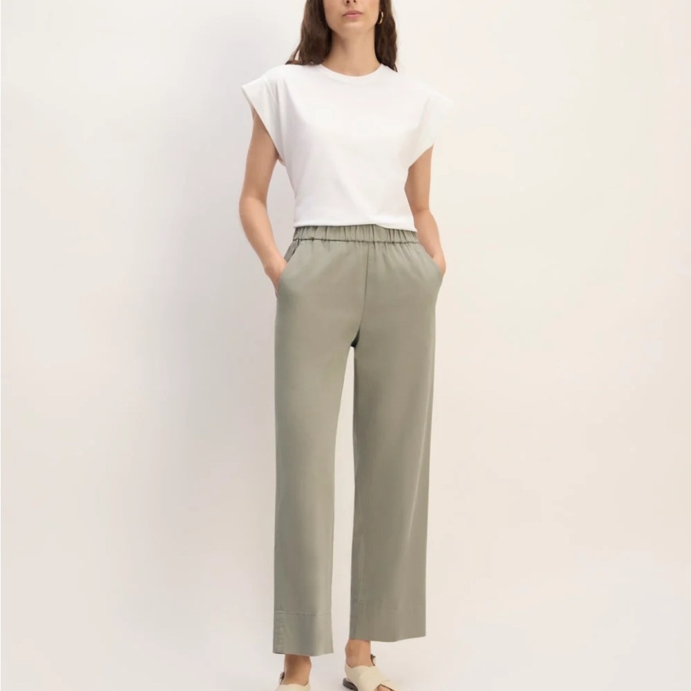 Everlane easy pant in sage green